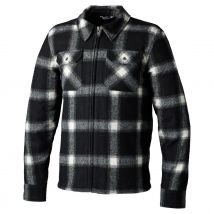 Rst Brushed Black White Check Ce Mens Shirt