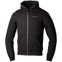 Rst Zip Through Urban Black Ce Mens Textile Hoodie