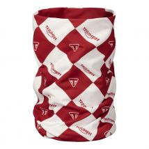 Triumph Harlequinn Neck Tube Red / Bone | Triumph Motorcycle Clothing