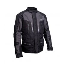 Venti Ladies Tour Waterproof Textile Motorcycle Jacket Black Grey