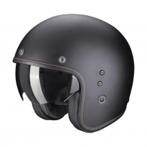 Scorpion Exo-Belfast Evo Open Face Motorcycle Helmet Matt Black