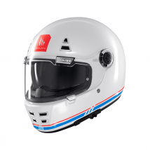 Mt Jarama Sv Motorcycle Helmet White