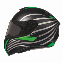 Mt Targo Doppler – Black / Green Matt – Full Face