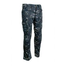 Venti Mens  Cargo Jean Digital  Camo Blue