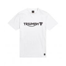 Triumph Cartmel Logo T-Shirt White | Triumph Motorcycle Clothing