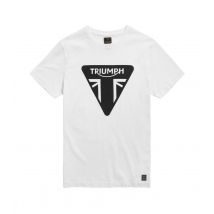 Triumph Helston T-Shirt White | Triumph Motorcycle Clothing