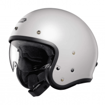 Shoei J.o2 Plain Motorcycle Helmet – Off White – Open Face