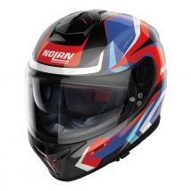 Nolan N80-8 Rumble N-Com Black/White/Blue/Red