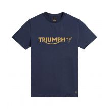 Triumph Cartmel Logo T-Shirt Black Iris | Triumph Motorcycle Clothing