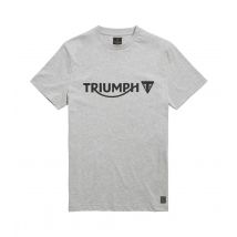 Triumph Cartmel Logo T-Shirt Grey Marl | Triumph Motorcycle Clothing