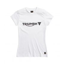 Triumph Ladies Melrose T-Shirt White | Triumph Motorcycle Clothing