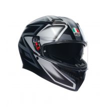 Agv K3 Compound Full Face Motorcycle Helmet Grey