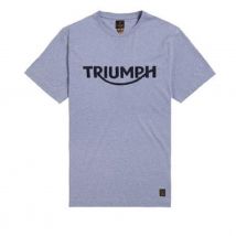 Triumph Bamburgh T-Shirt Blue | Triumph Motorcycle Clothing