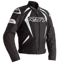 Rst Tractech Evo 4 Textile Motorcycle Jacket Black White