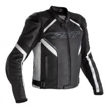 Rst Sabre Leather Motorcycle Jacket Black/White