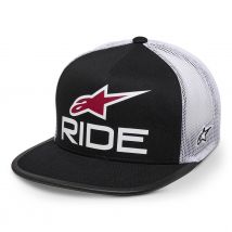 Alpinestars Ride 4.0 Camo Trucker Hat Black White Red