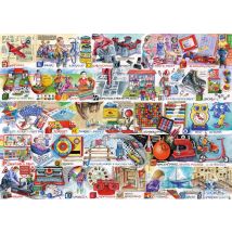 Space Hoppers & Scooters Val Goldfinch Jigsaw Puzzle - 1000 Pieces