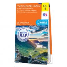 Ordnance Survey OS Map of The Lake District: North-western Area: Explorer OL4