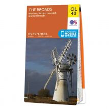 Ordnance Survey OS Map of The Broads: Explorer OL40