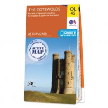 Ordnance Survey OS Map of The Cotswolds: Explorer OL45