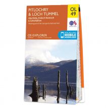 Ordnance Survey OS Map of Pitlochry & Loch Tummel: Explorer OL49