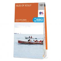 Ordnance Survey OS Map of Isles of Scilly: Explorer 101