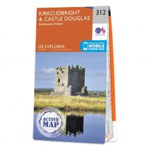 Ordnance Survey OS Map of Kirkcudbright & Castle Douglas: Explorer 312
