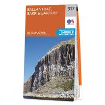 Ordnance Survey OS Map of Ballantrae, Barr & Barrhill: Explorer 317
