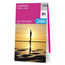 Ordnance Survey OS Map of Liverpool: Landranger 108