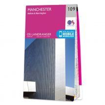 Ordnance Survey OS Map of Manchester: Landranger 109