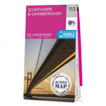 Ordnance Survey OS Map of Scunthorpe & Gainsborough: Landranger 112