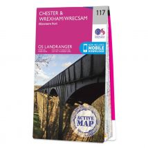 Ordnance Survey OS Map of Chester & Wrexham: Landranger 117