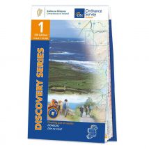 Ordnance Survey Ireland Map of County Donegal: OSI Discovery 01