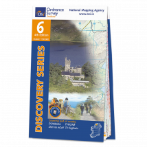 Ordnance Survey Ireland Map of Counties Donegal and Tyrone: OSI Discovery 06