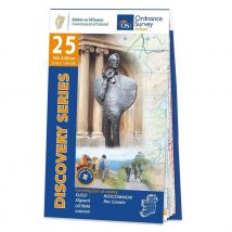 Ordnance Survey Ireland Map of Counties Sligo, Roscommon and Leitrim: OSI Discovery 25