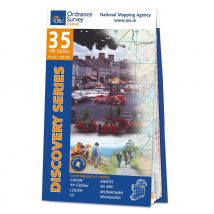 Ordnance Survey Ireland Map of County Cavan, Louth, Meath and Monaghan: OSI Discovery 35