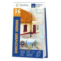 Ordnance Survey Ireland Map of County Armagh, Down, Louth, Meath and Monaghan: OSI Discovery 36