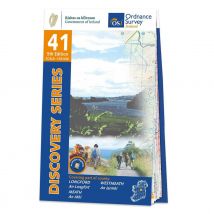 Ordnance Survey Ireland Map of County Longford, Westmeath and Meath: OSI Discovery 41
