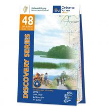 Ordnance Survey Ireland Map of Offaly and Westmeath: OSI Discovery 48