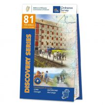 Ordnance Survey Ireland Map of County Cork and Waterford: OSI Discovery 81