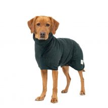 Ruff and Tumble Forest Green Dog Drying Coat