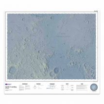 Craghoppers Apollo 11 Landing: Map of the Moon - Wall Map