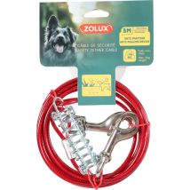 Câble De Sécurité Pour Chien Avec Ressort Anti Traction 3m - Zolux