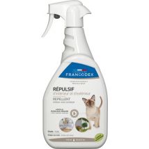 Spray Répulsif D'intérieur Et D'extérieur Pour Chat 750ml - Francodex