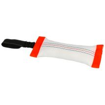 Boudin De Mordant Pour Chien Orange Fluo/blanc 10x50cm - Kerbl