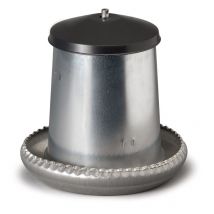 Mangeoire Galva Silo 5kg + CoUVercle - Pour Poule - River Systems