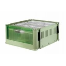 Cage De Transport Complète Pour Oiseaux Avec Bac Et 2 Cages - 2GR
