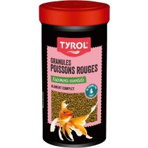 Aliment Pour Poissons Rouges Granulés 250ml - Tyrol - Nourriture Poisson - Tyrol