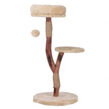 Arbre À Chat Nina Natural Wood Beige - DUVoplus - Laroy Group