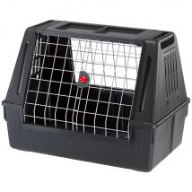 Cage Pour Chien De Transport Atlas Car 80 Scenic Noir 82 X 51 X 61 cm - Ferplast